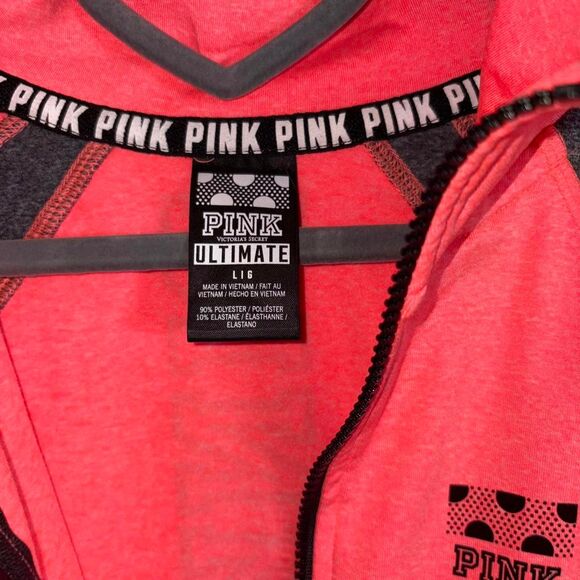Victoria's Secret Pink zip up athletic top - Picture 4 of 8